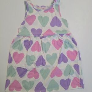 H&M Pastel Heart Patterned Top